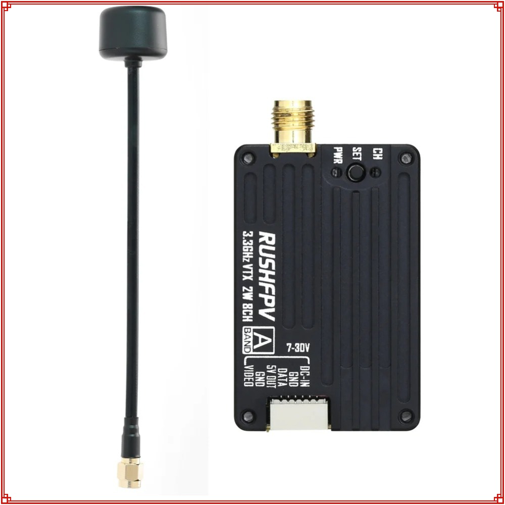 Fpv Drone Transmitter - 2026 RUSHFPV 3.3G 2W VTX Transmitter