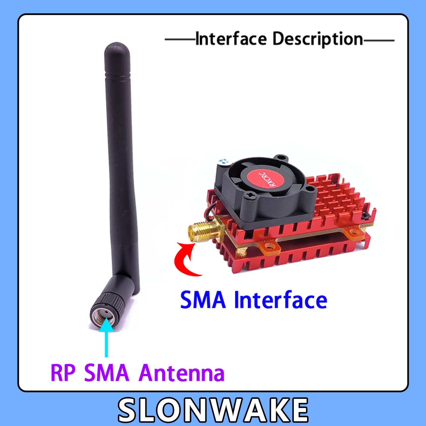 SLONWAKE 5.8G 2W VTX FPV Kamer - Fpv Drone Camera ulasan dan harga