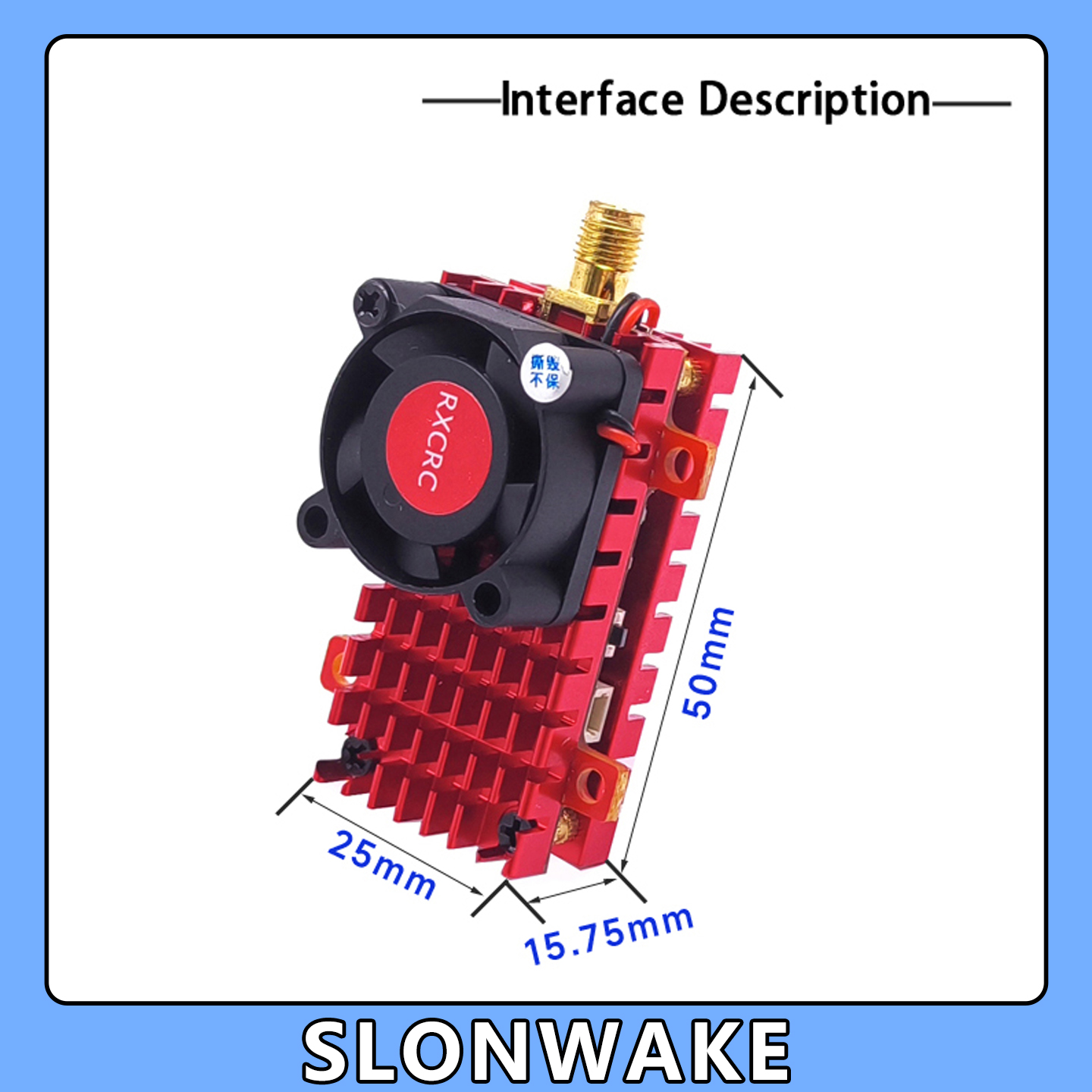 SLONWAKE 5.8G 2W VTX FPV Kamer - Fpv Drone Camera ulasan dan harga