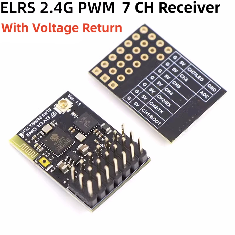 ELRS 2.4G PWM 7CH 6CH CRSF Rec - Fpv Drone Battery ulasan dan harga